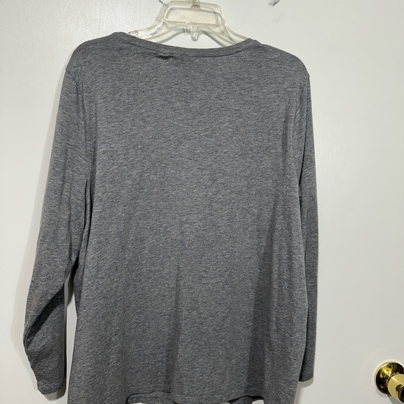 Style & Co Gray Long Sleeve Top - Picture 2 of 3